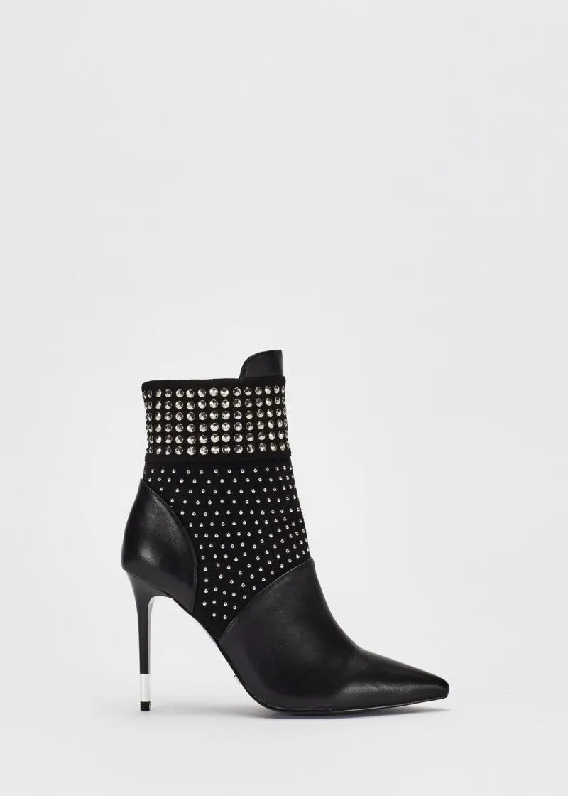 Tronchetto in nappa e suede