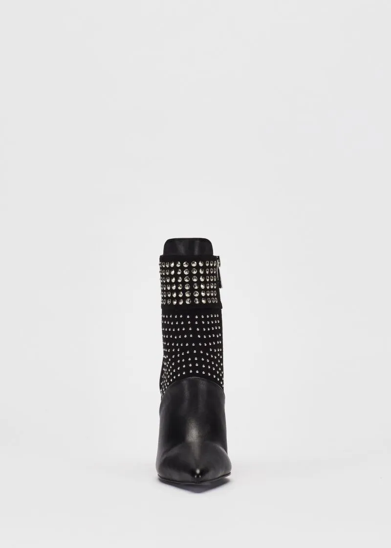 Tronchetto in nappa e suede
