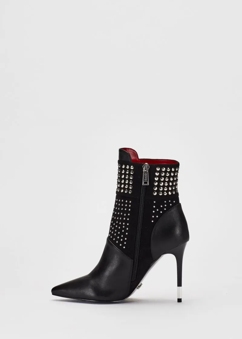 Tronchetto in nappa e suede