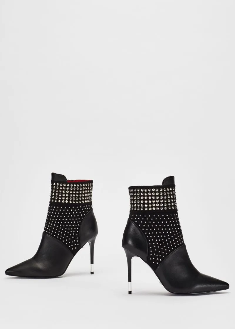 Tronchetto in nappa e suede
